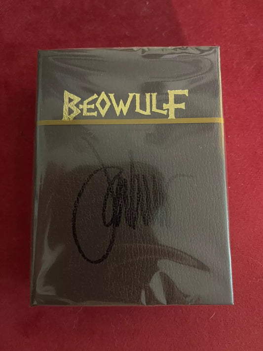 Beowulf Gilded Playing Cards with Signed Book Box