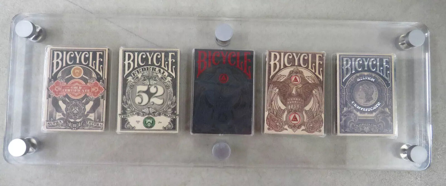 Bicycle Federal 52 Branded Silver Certificate Playing Cards by Kings Wild Project